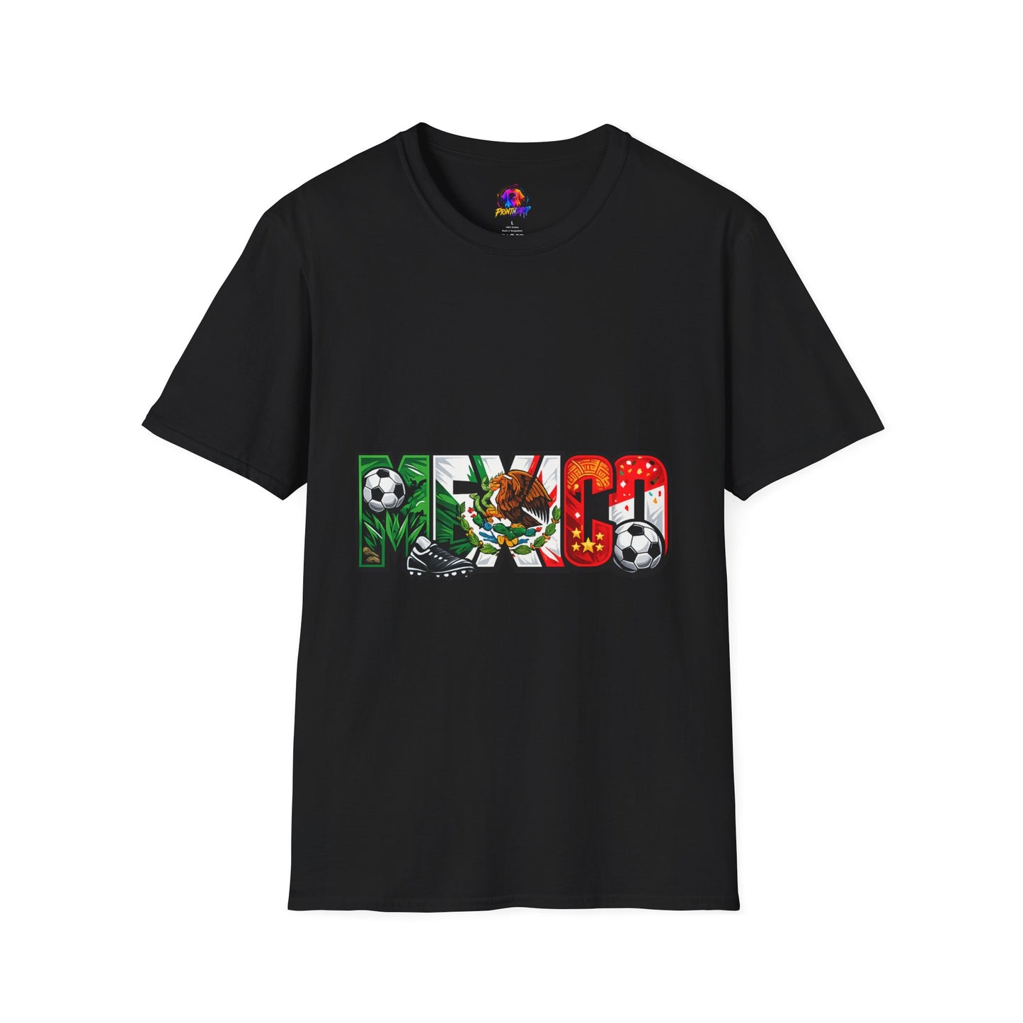 Mexico Soccer T-Shirt — Mexican Flag Football Pride Tee