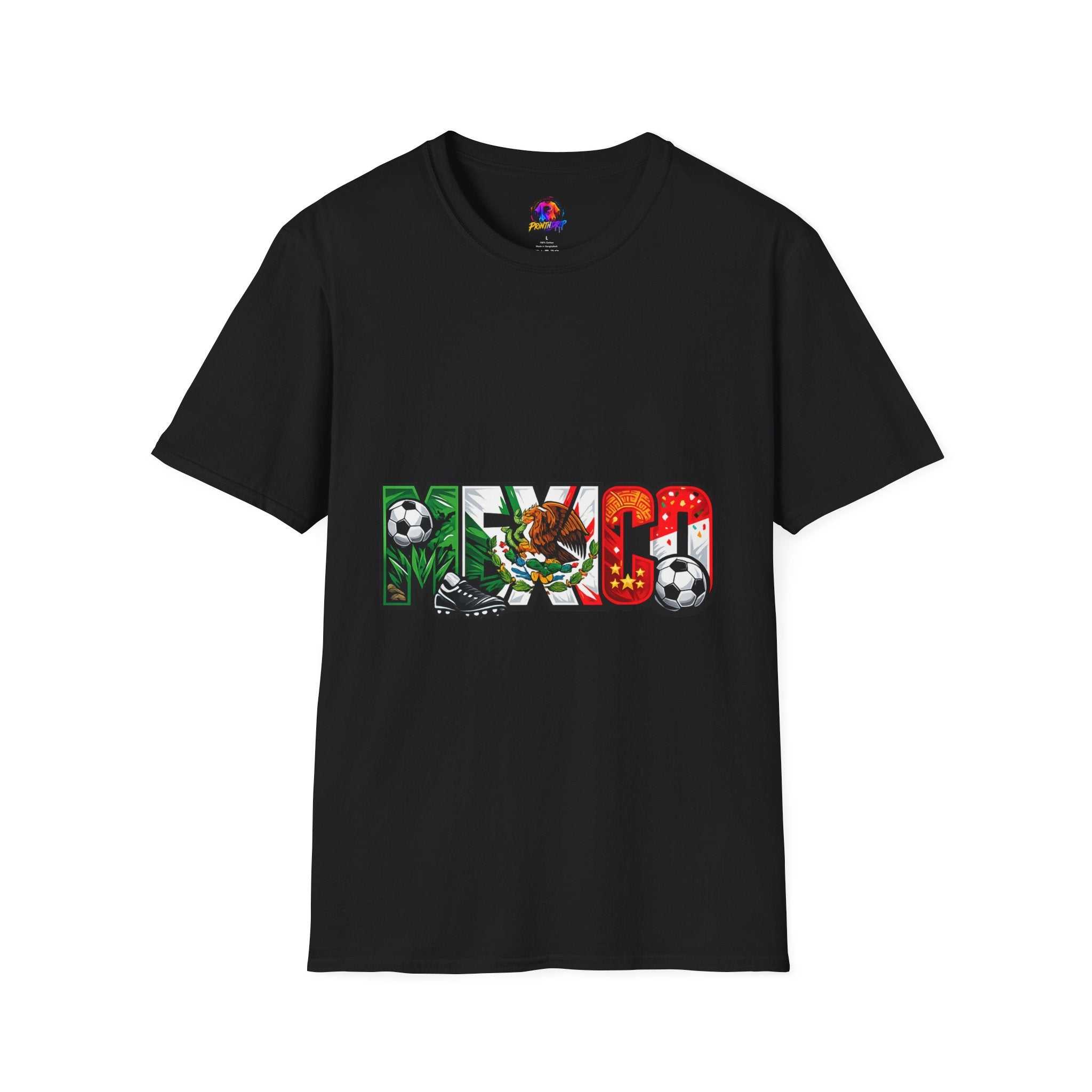 Mexico Soccer T-Shirt — Mexican Flag Football Pride Tee
