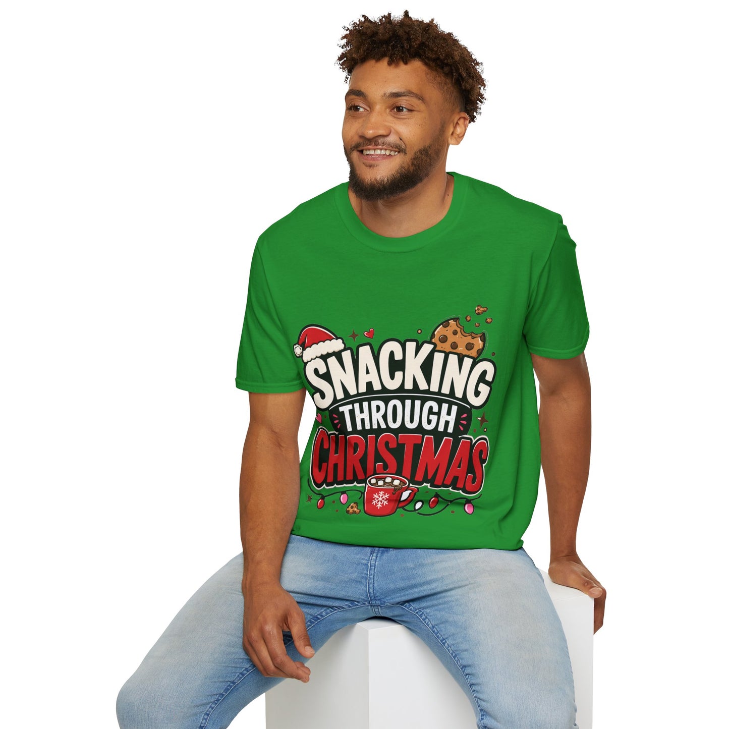Snacking Through Christmas T-Shirt — Funny Holiday Cookie Tee