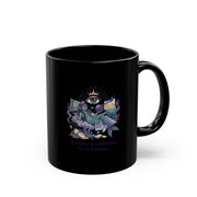 Pisces Zodiac Mystic Self-Care Mug — "Resting is Optional for a Pisces" Black Coffee Cup