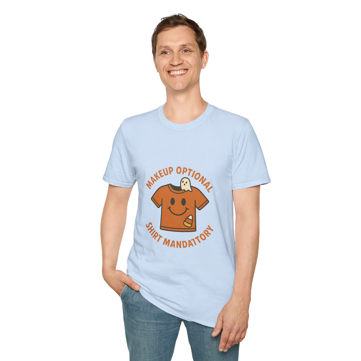 Cute Gingerbread 'Baked Optional, Plant-Based' T-Shirt - Trending Now - October 2026