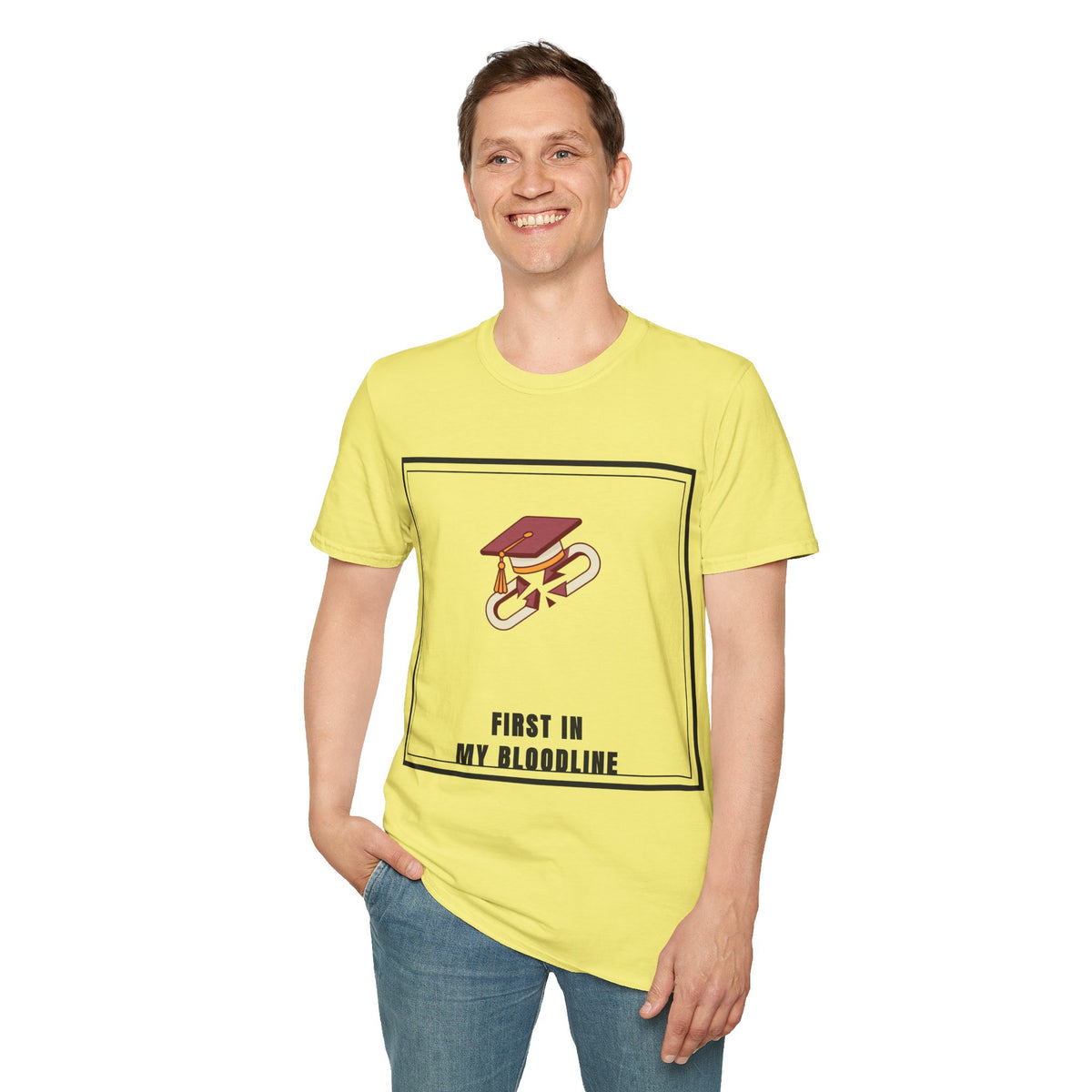 Graduation Cap T-Shirt — "First in My Bloodline" Graduate Tee - Trending Now - September 2026
