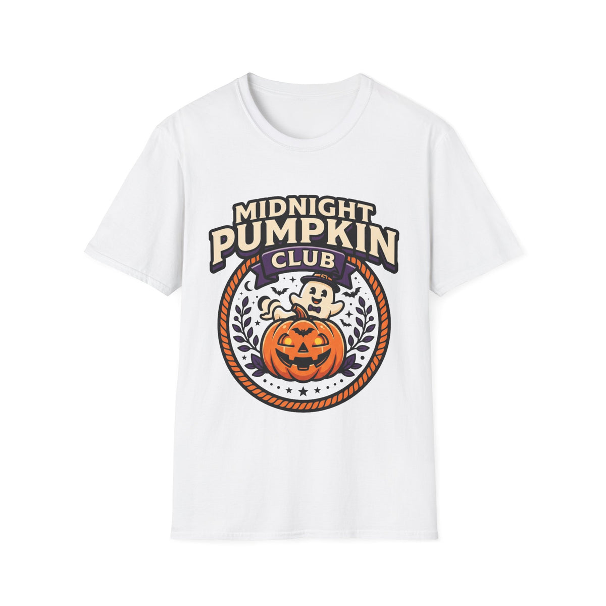 Midnight Pumpkin Club T-Shirt — Halloween Pumpkin Graphic Tee - Trending Now - August 2026