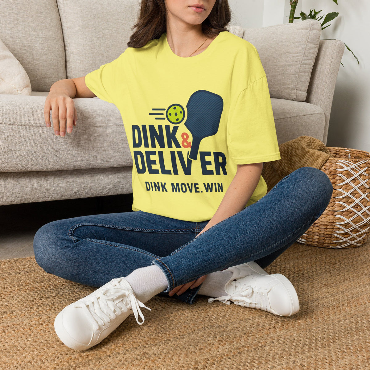 Pickleball Player T‑Shirt — 'Dink. Drive. Deliver.' Graphic Tee for Pickleball Fans - Trending Now - August 2026