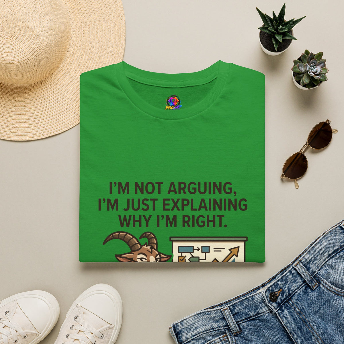 Capricorn T-Shirt "I’m Not Arguing, I’m Just Explaining Why I’m Right"