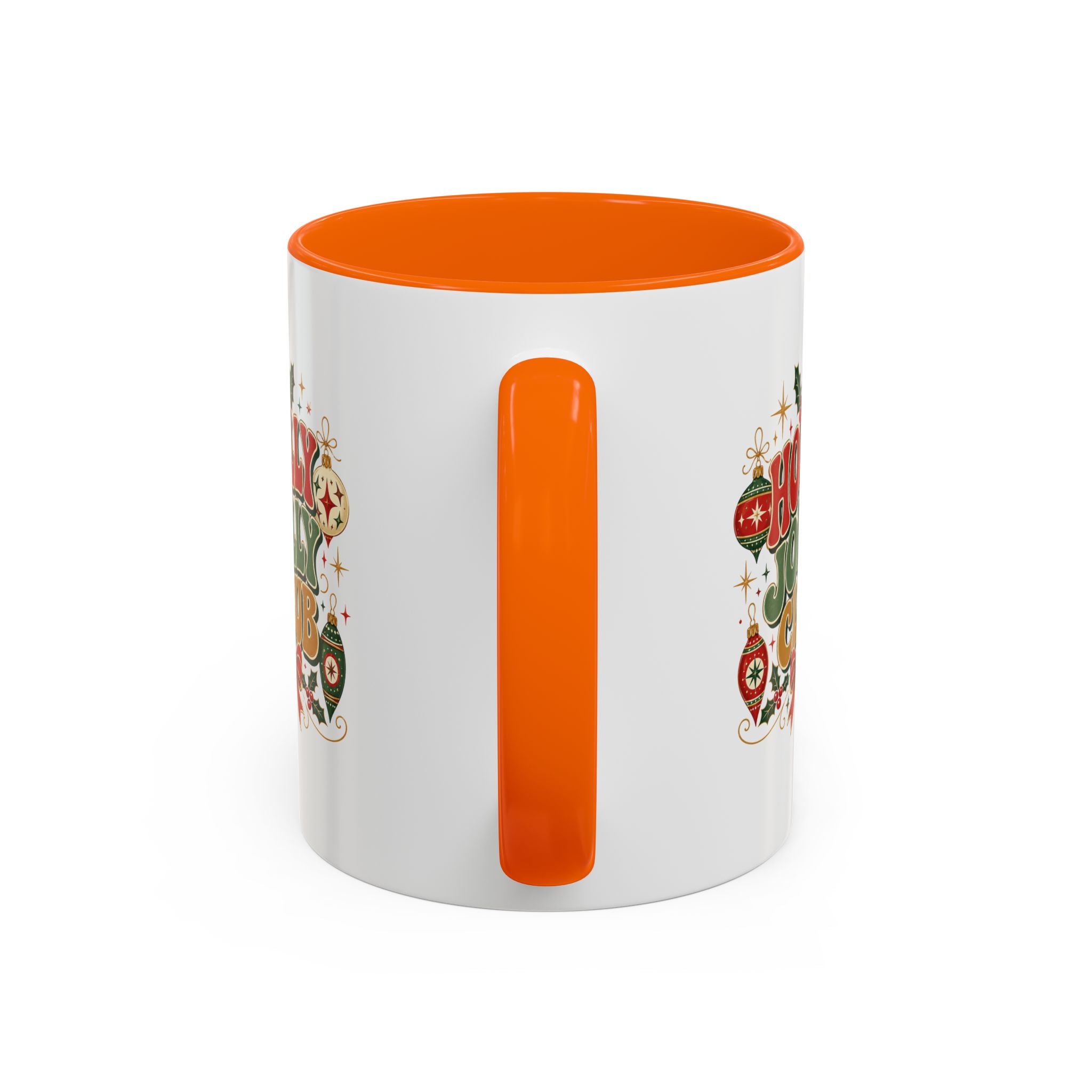 Accent Coffee Mug Holly Jolly Club