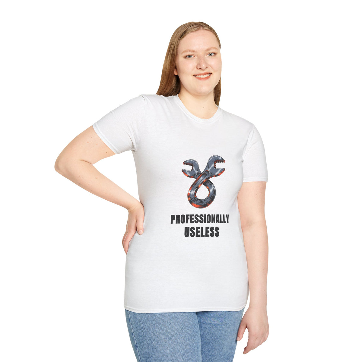 T-Shirt — 'Professionally Useless' Wrench Graphic Tee - Trending Now - August 2026