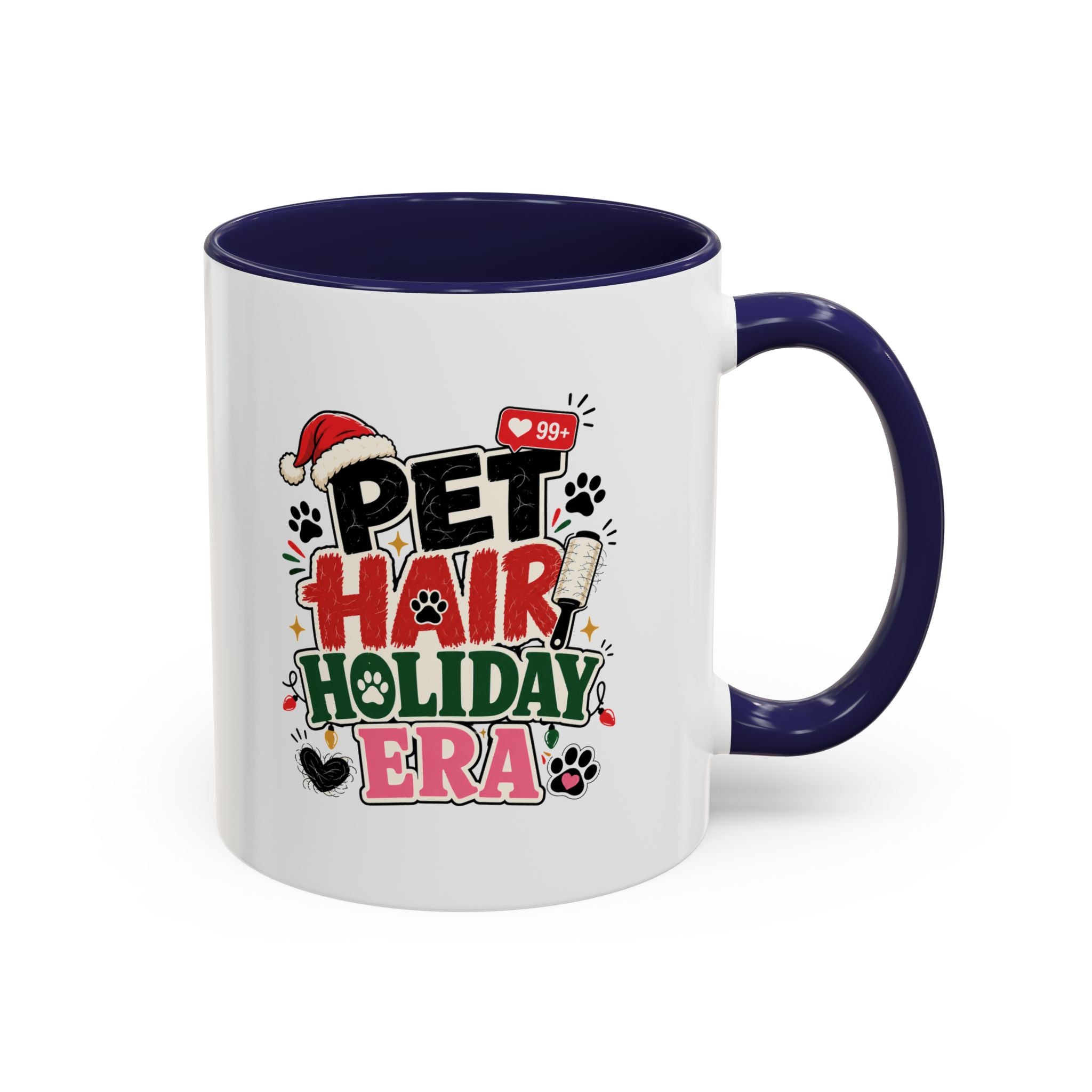 Modern Day Christmas Pet Hair Holiday Era Coffee Mug