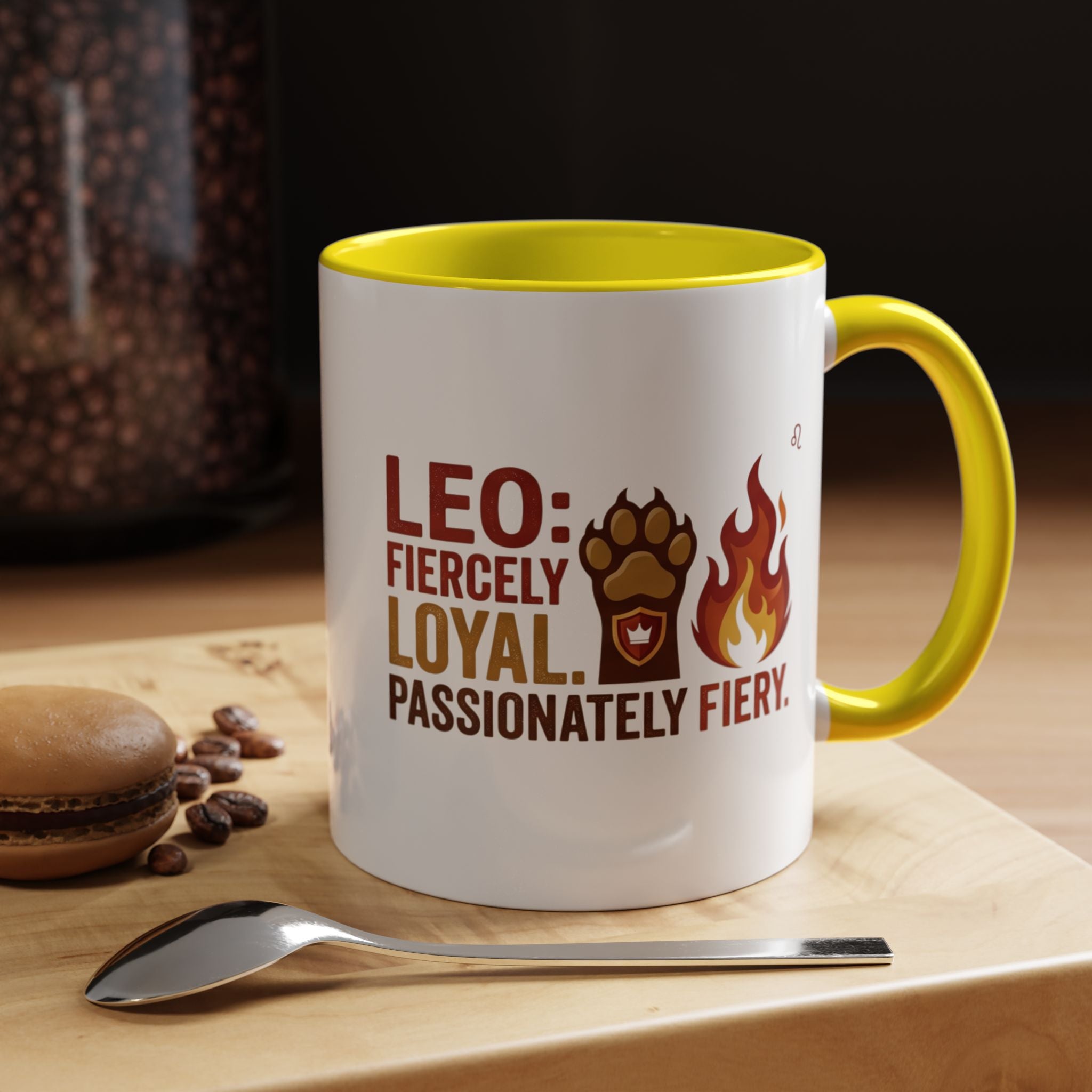 Leo Zodiac Coffee Mug – Fiercely Loyal, Passionately Fiery Accent Mug