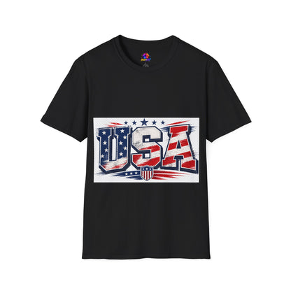 USA Flag Graphic T-Shirt — Patriotic American Pride Tee