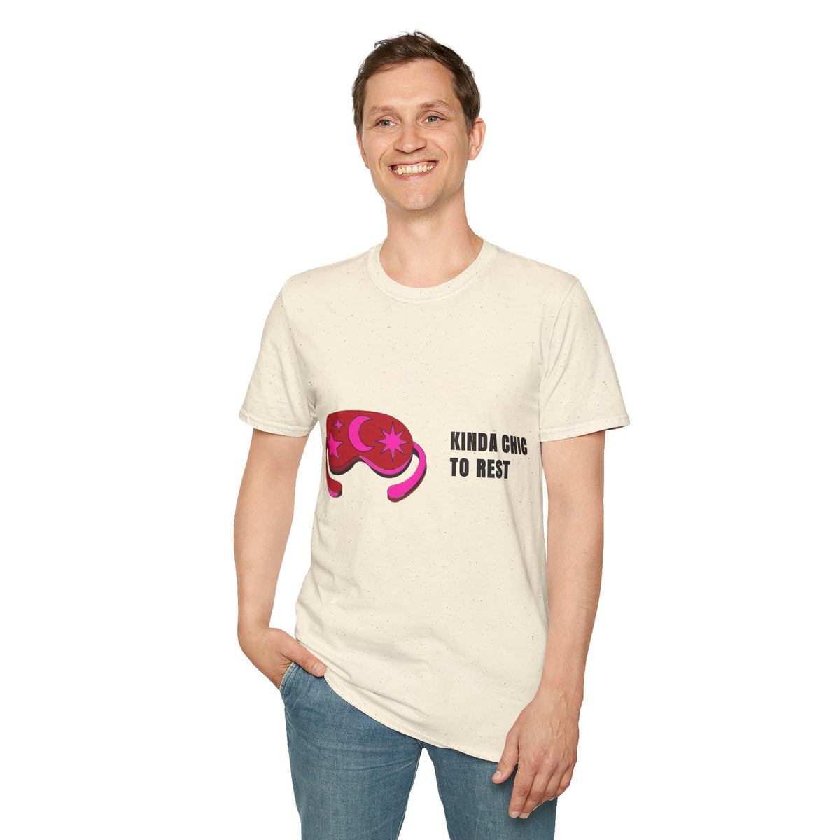 T-Shirt — "Kinda Gotta Rest" Pink Moon Graphic Tee - Trending Now - September 2026