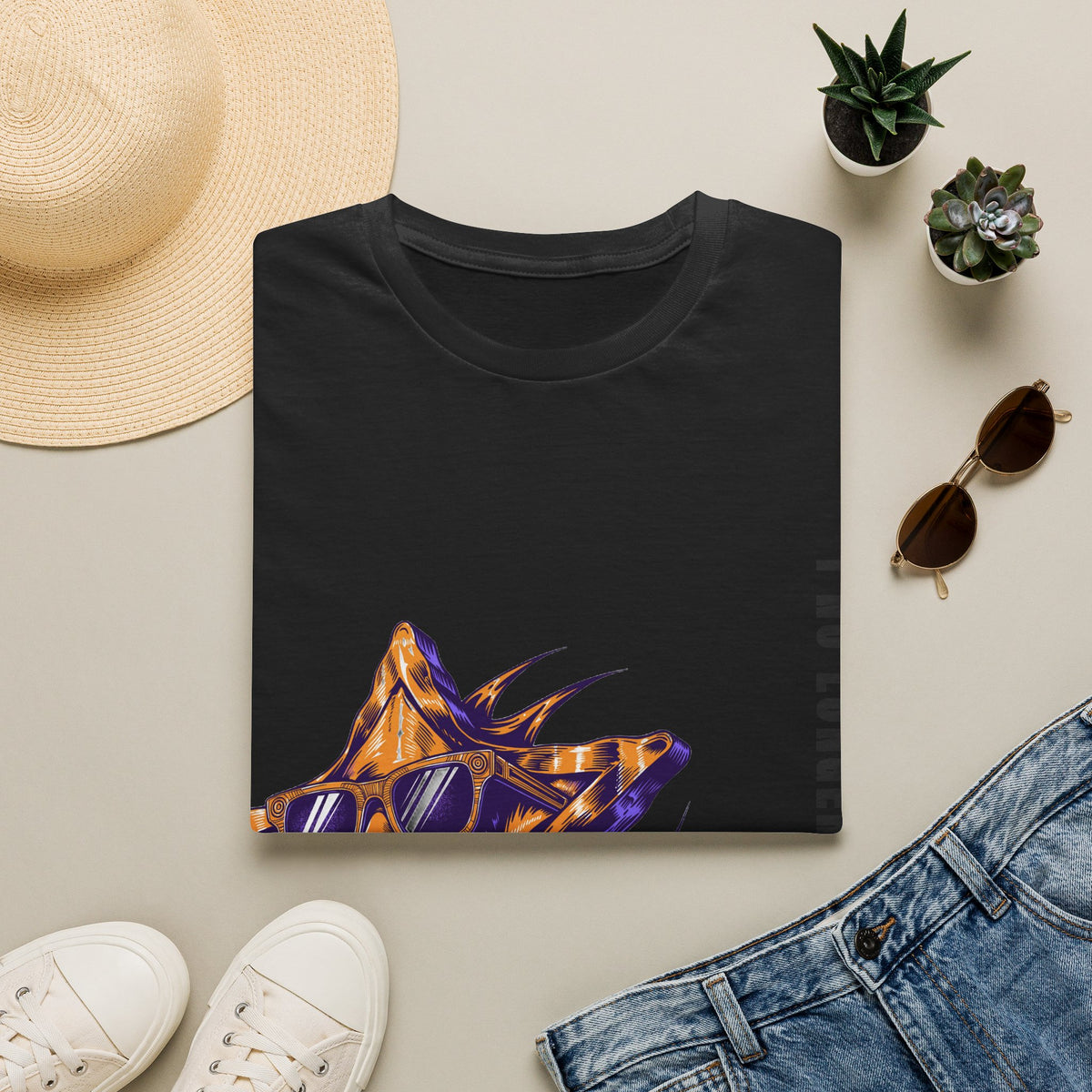 Cool Retro Sun Sunglasses I No Longer Carry ID White Graphic Tee - Trending Now - September 2026
