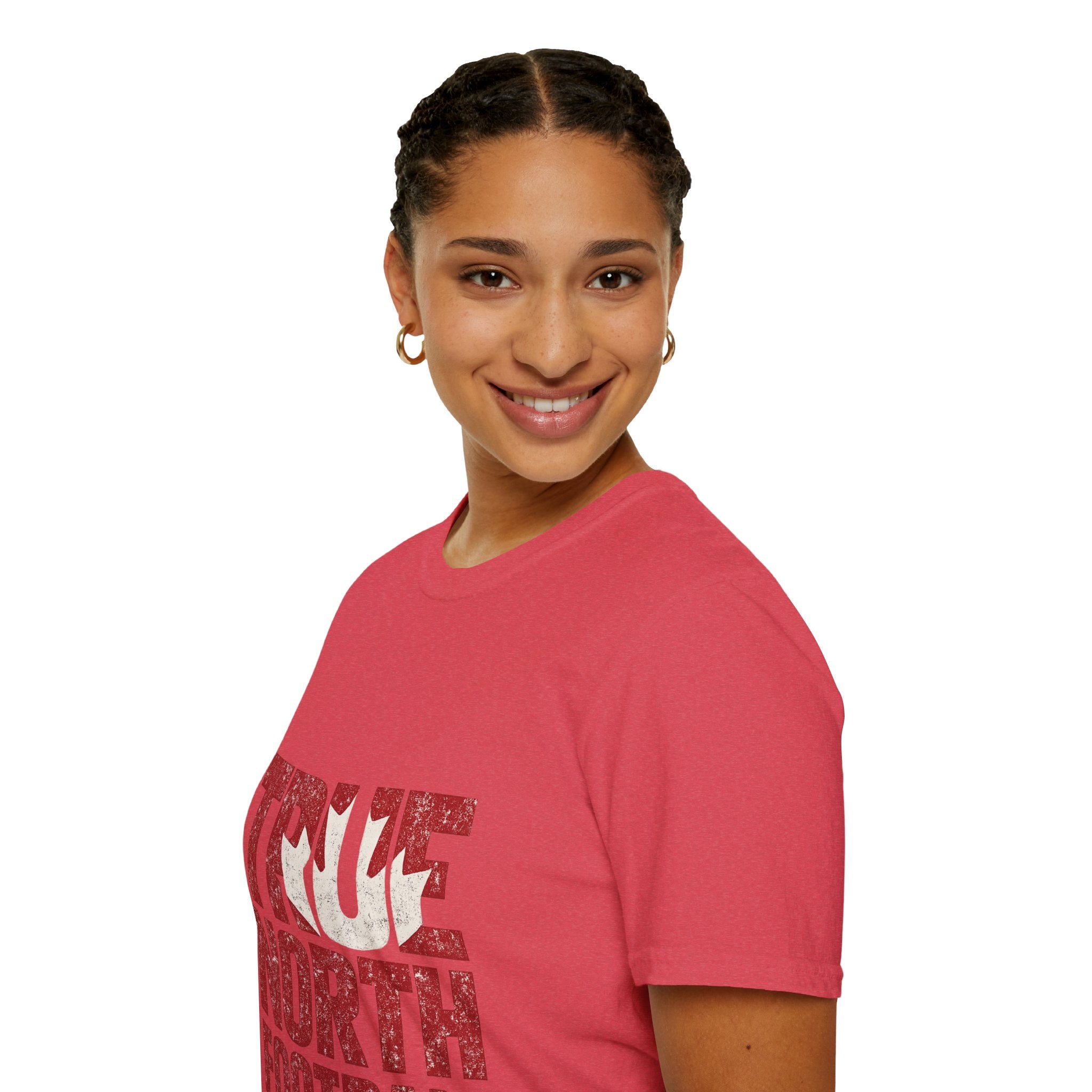 Canada True North Football T-Shirt — Vintage Canadian Leafs Sports Tee