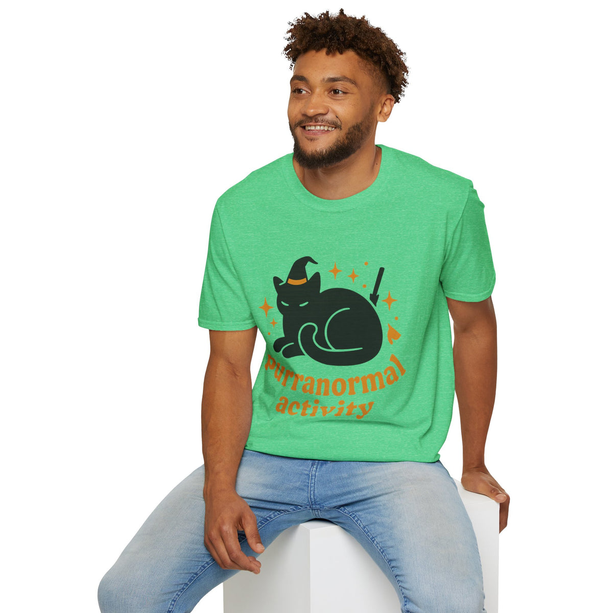 Paranormal Activity Circle T-Shirt — Cute Retro Ghost & Stars Tee - Trending Now - August 2026