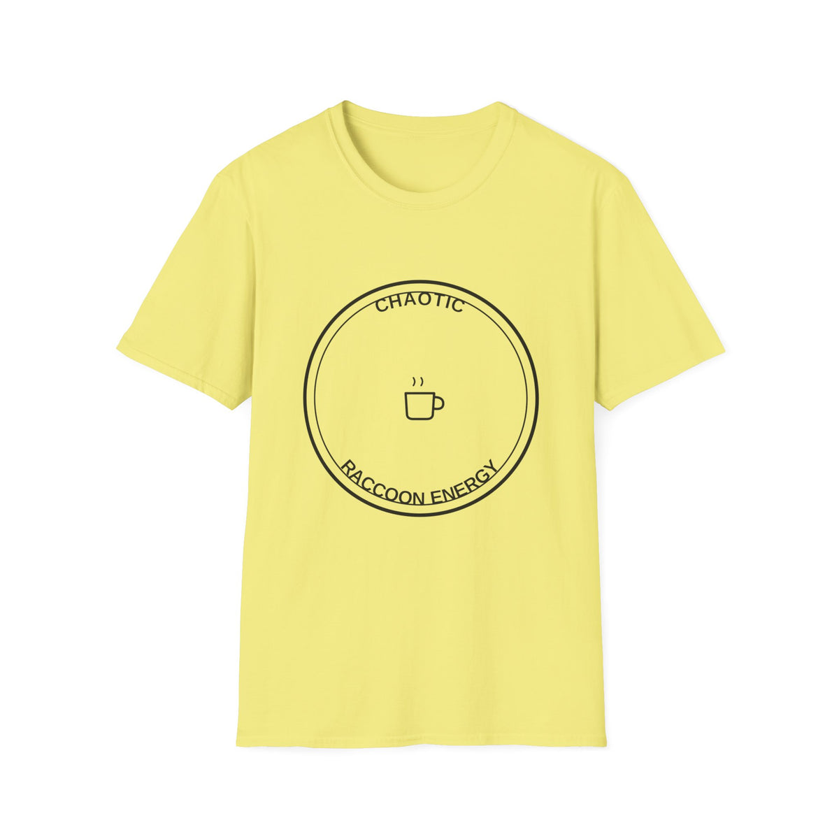 T-Shirt — Chaotic Raccoon Energy Graphic Tee - Trending Now - August 2026