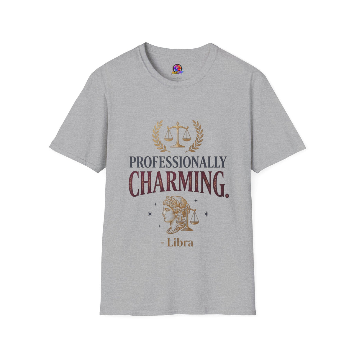 Professionally Charming Libra T-Shirt — Zodiac Scales Astrology Tee