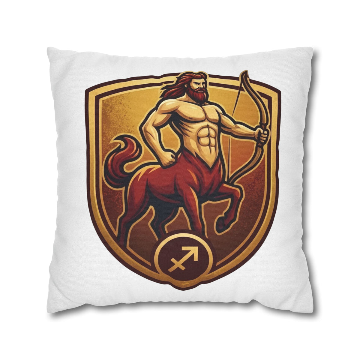Sagittarius Centaur Zodiac Pillowcase — Archer Constellation Decorative Cushion