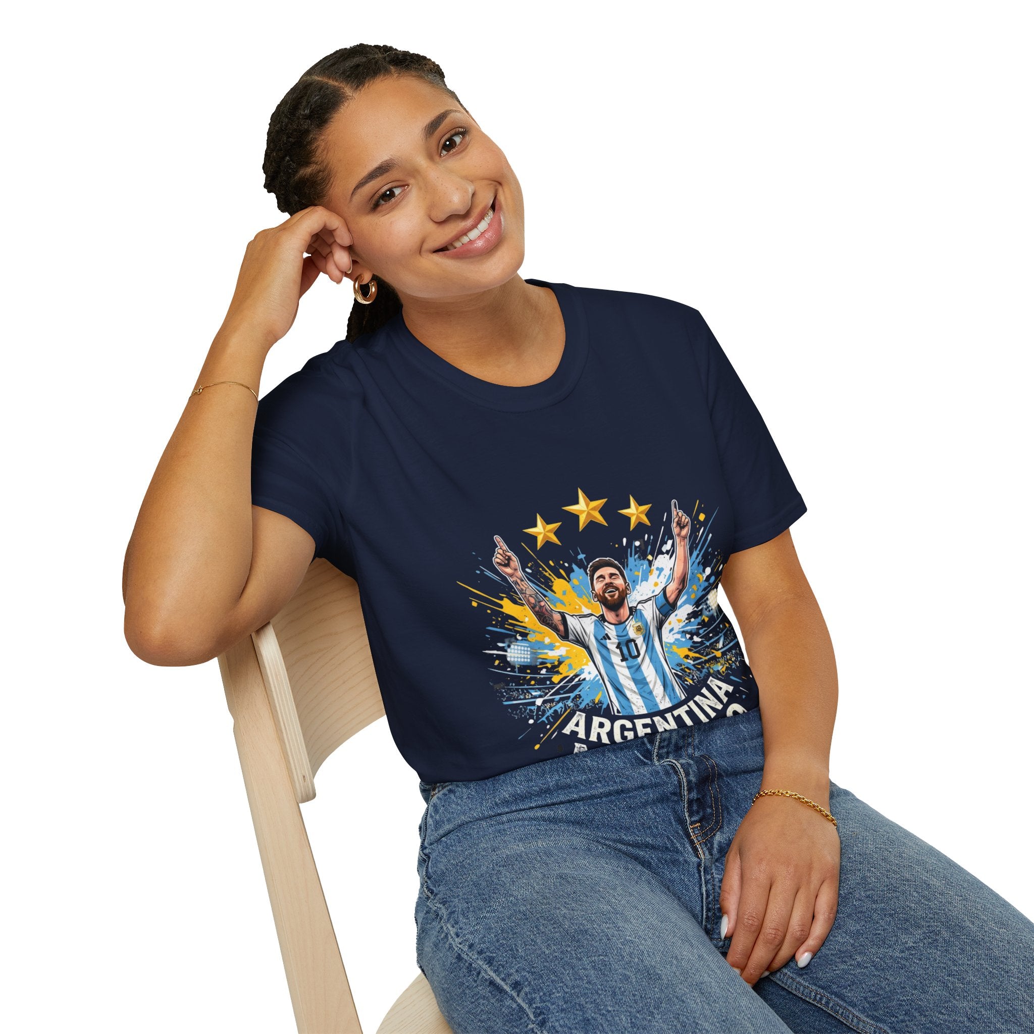 Argentina Messi  Soccer T‑Shirt — Argentina Messi 10 Fan Tee