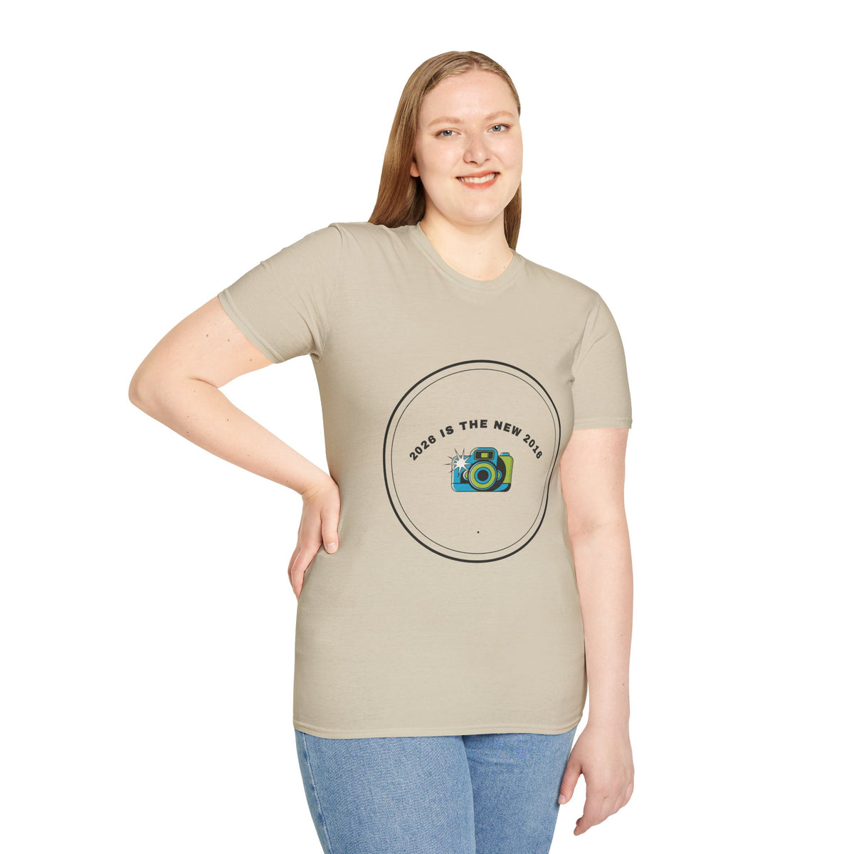 2026 Is The New 2018 T-Shirt — Vintage Camera Graphic Tee - Trending Now - September 2026
