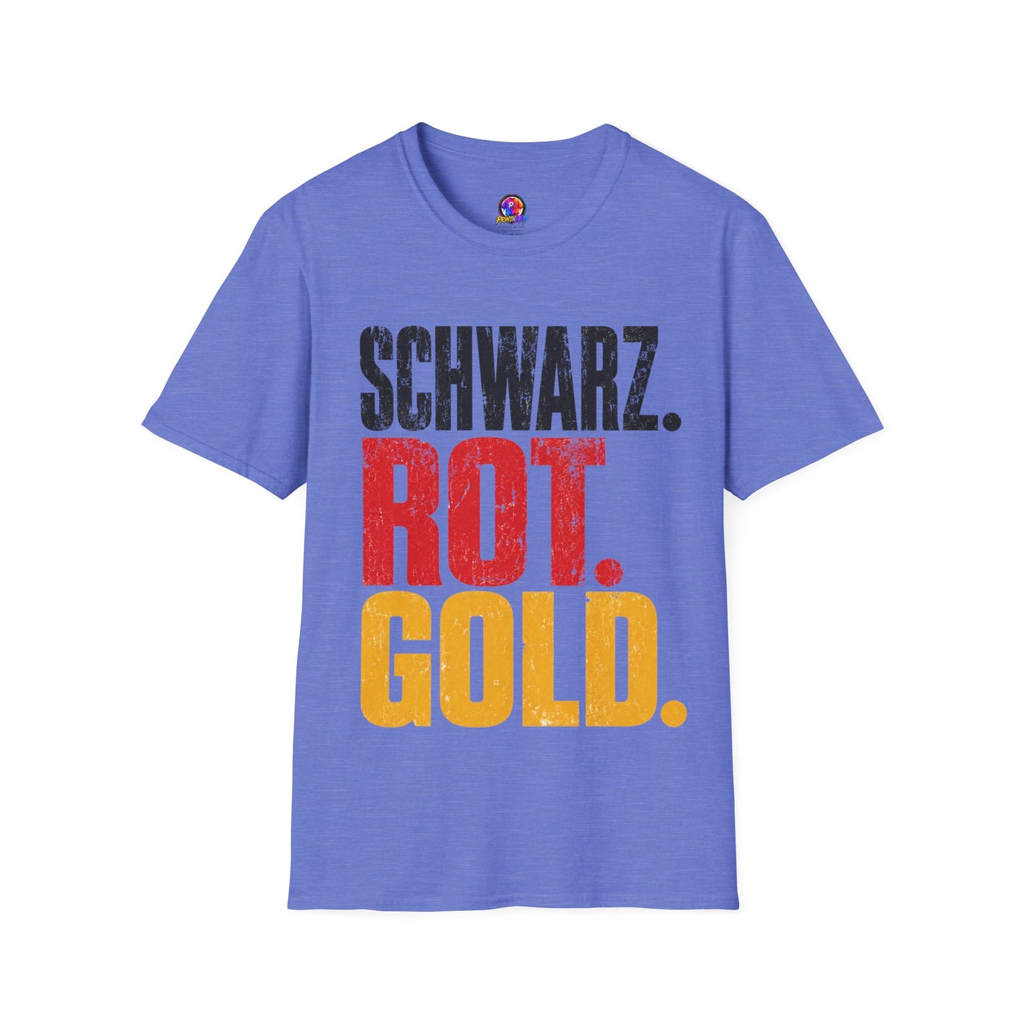 Germany Schwarz Rot Gold T-Shirt — German Flag Pride Graphic Tee