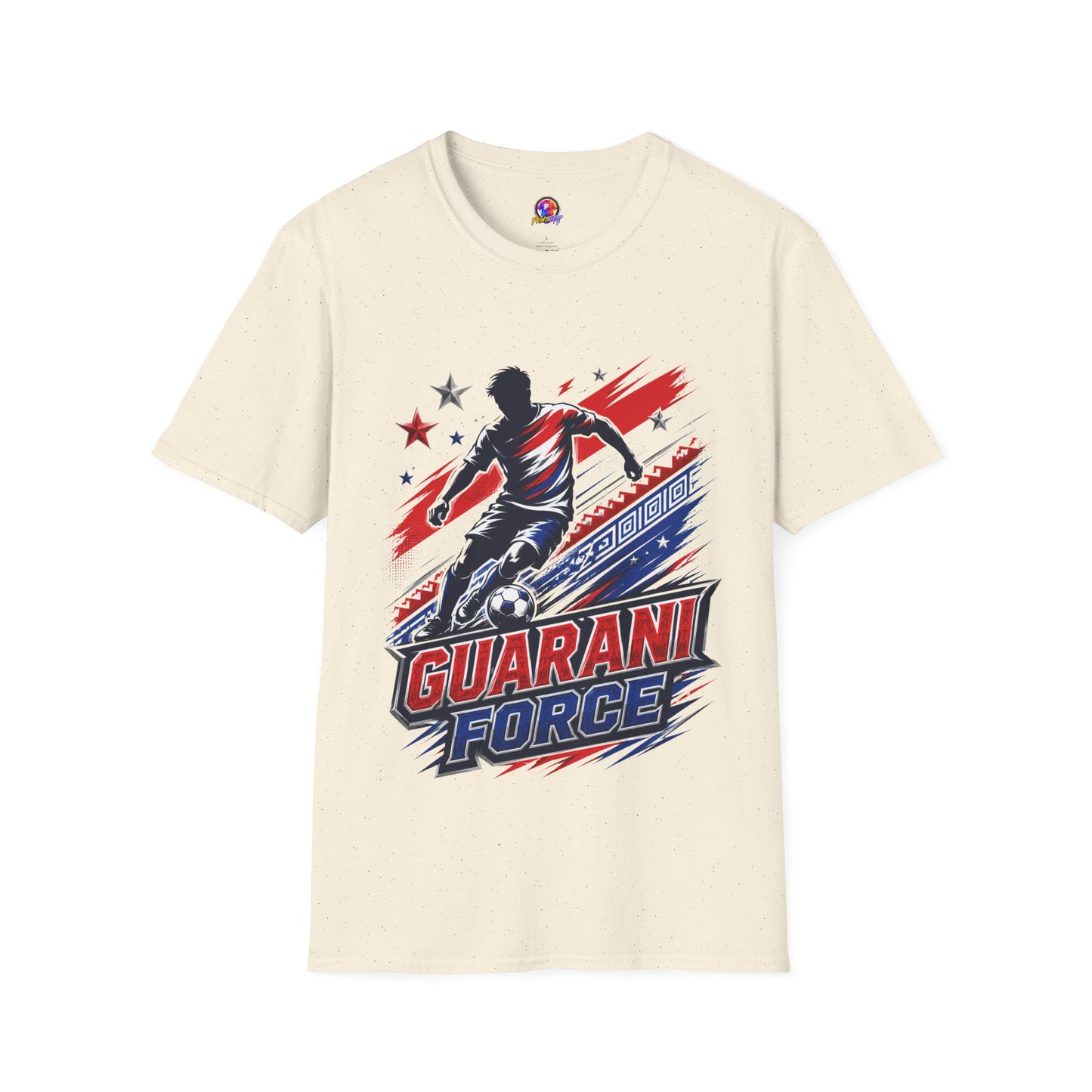 Paraguay Guarani Force Soccer T-Shirt — Red, White & Blue Futbol Fan Tee
