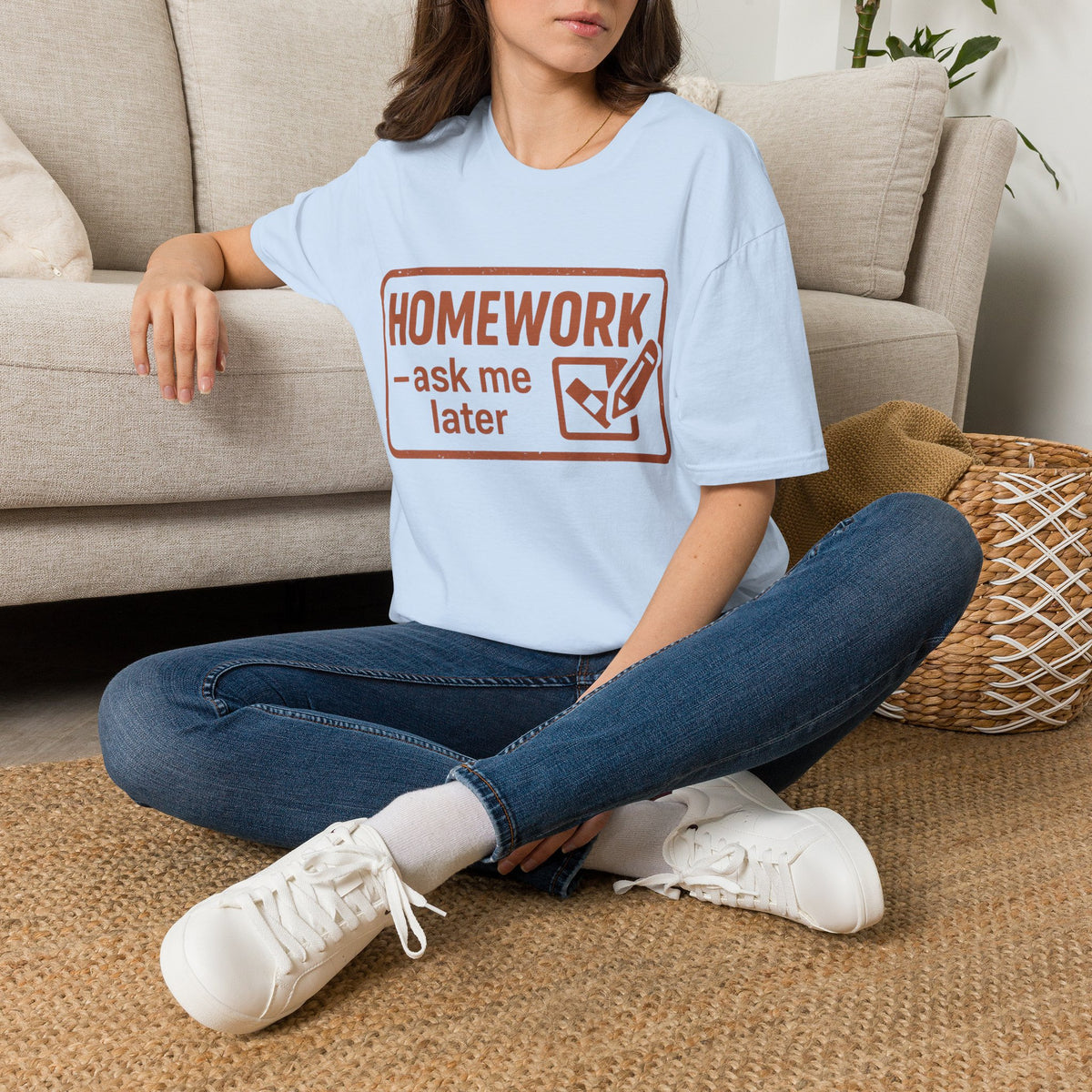 Homework Club T‑Shirt — 'Homework? Done Later' Retro Badge Tee - Trending Now - August 2026