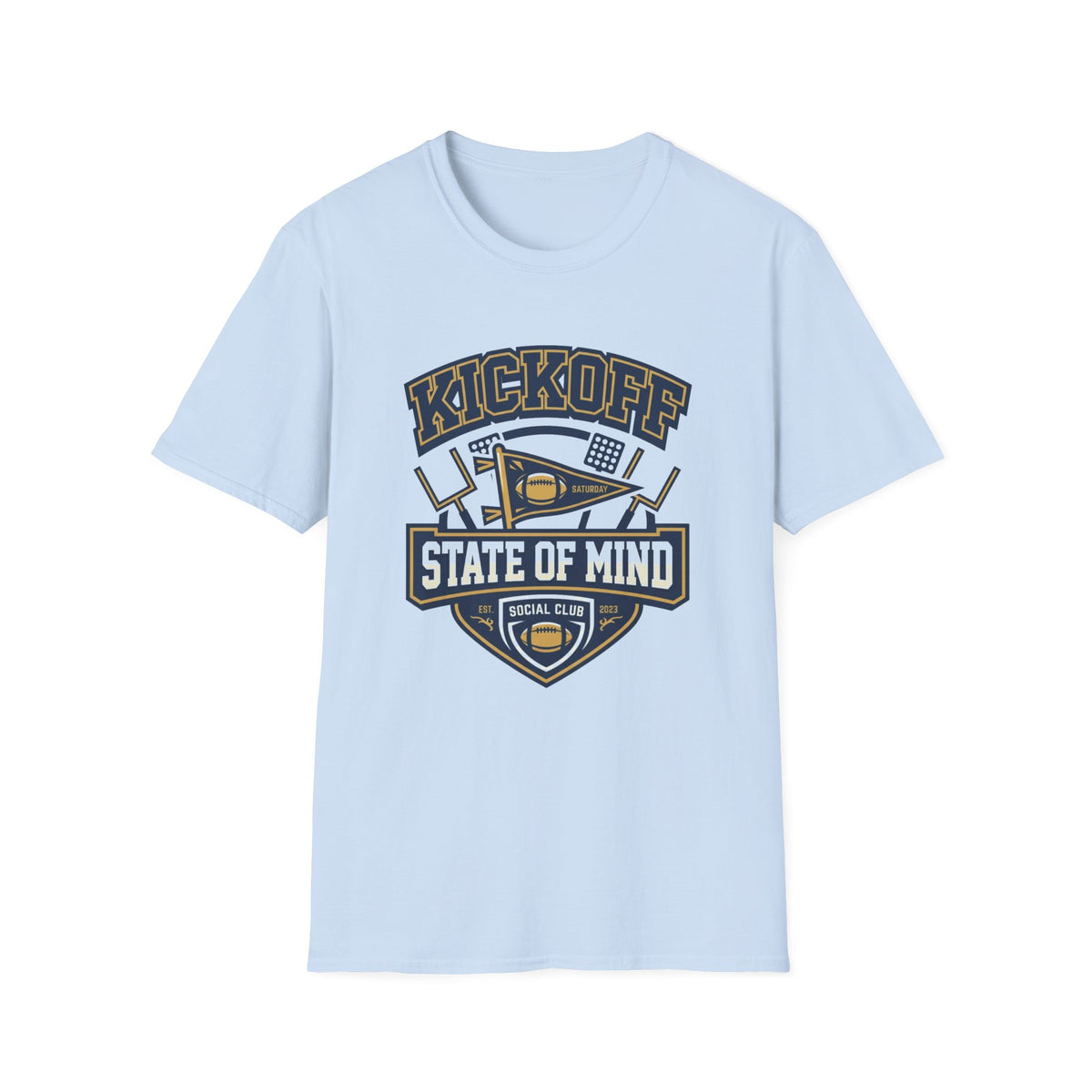 Kickoff Football Shield T‑Shirt — Game Day Vintage Style - Trending Now - August 2026