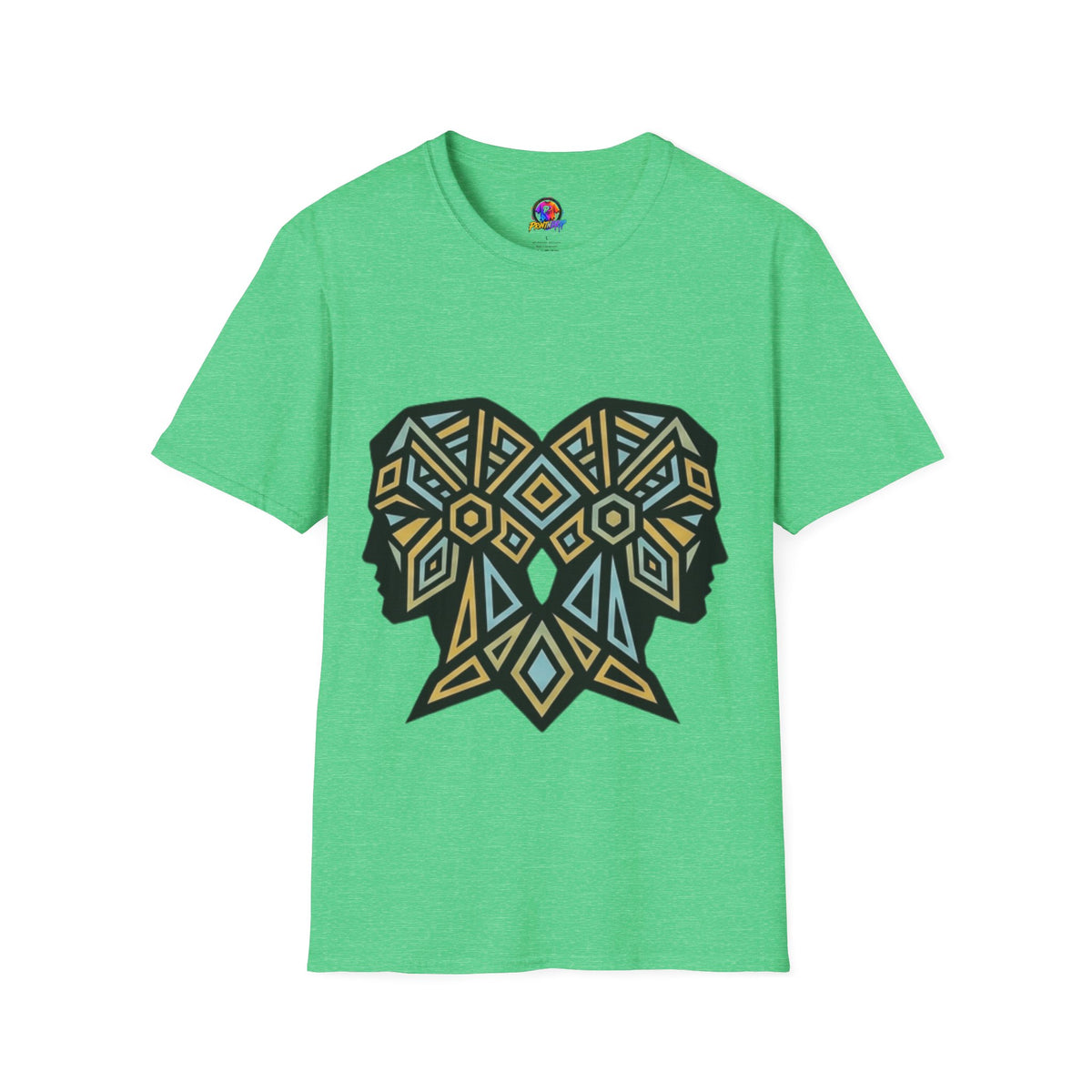 Geometric Elephant Tee — Tribal Mosaic Elephant Graphic T-Shirt