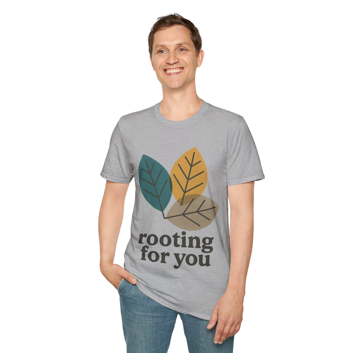 Leaf Trio T-Shirt — 'Rooting for You' Botanical Graphic Tee - Trending Now - September 2026