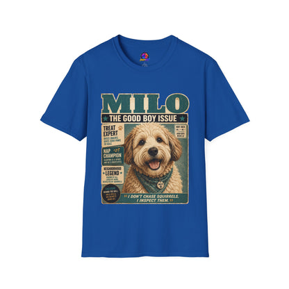 Milo 'The Good Boy Issue' Dog Magazine T-Shirt