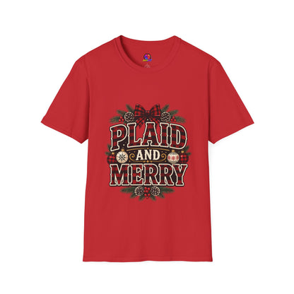 Plaid and Merry Christmas T-Shirt