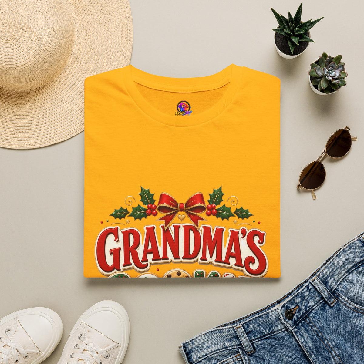 Grandma's Cookie Crew T-Shirt — Festive Christmas Baking Tee