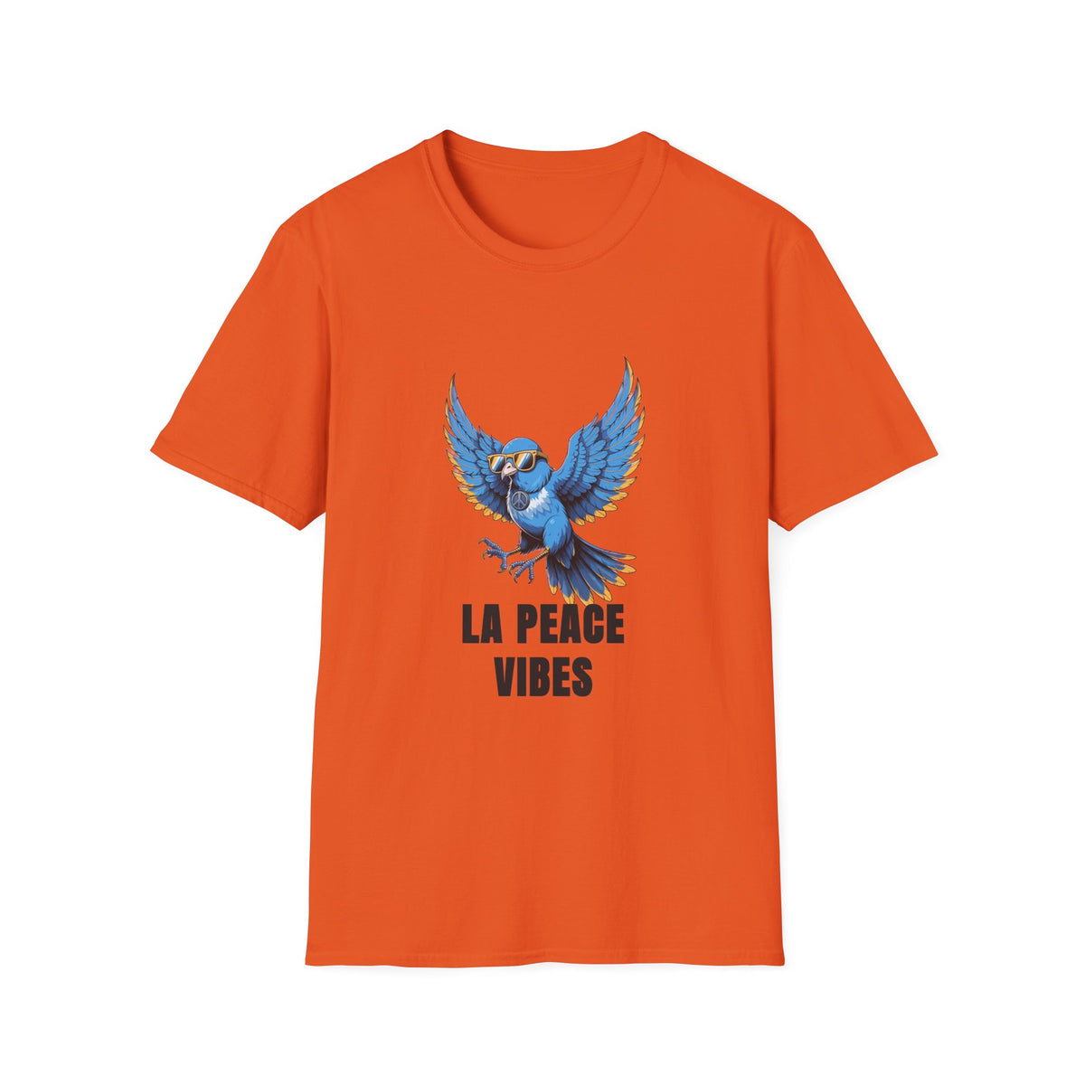 Peace Vibes Blue Parrot T-Shirt - Trending Now - August 2026