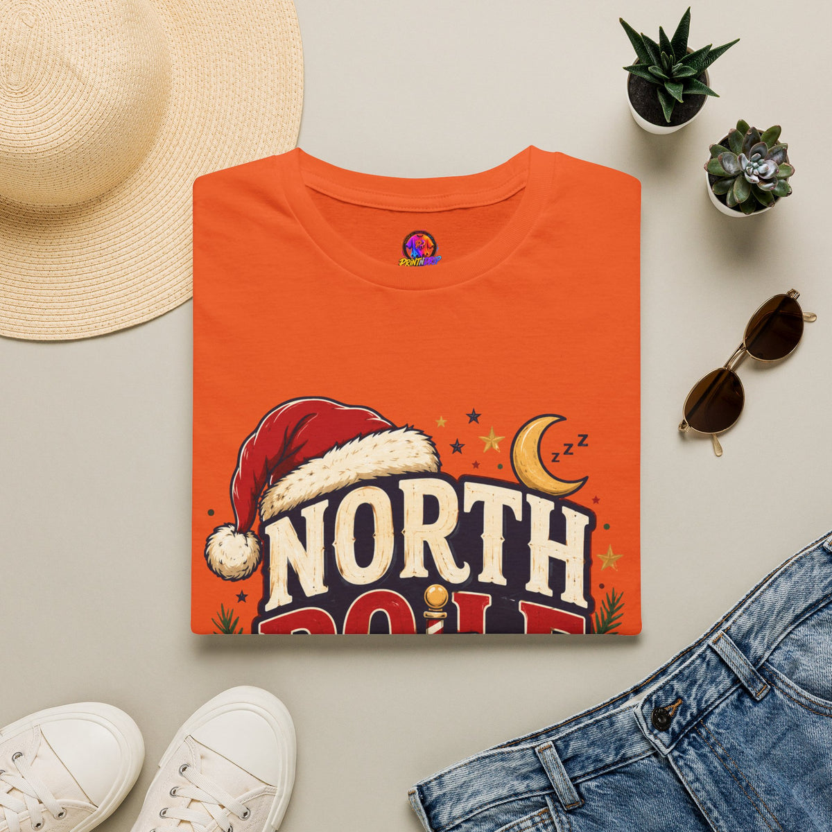 North Pole Nap Team T-Shirt — Funny Christmas Sleepy Holiday Tee