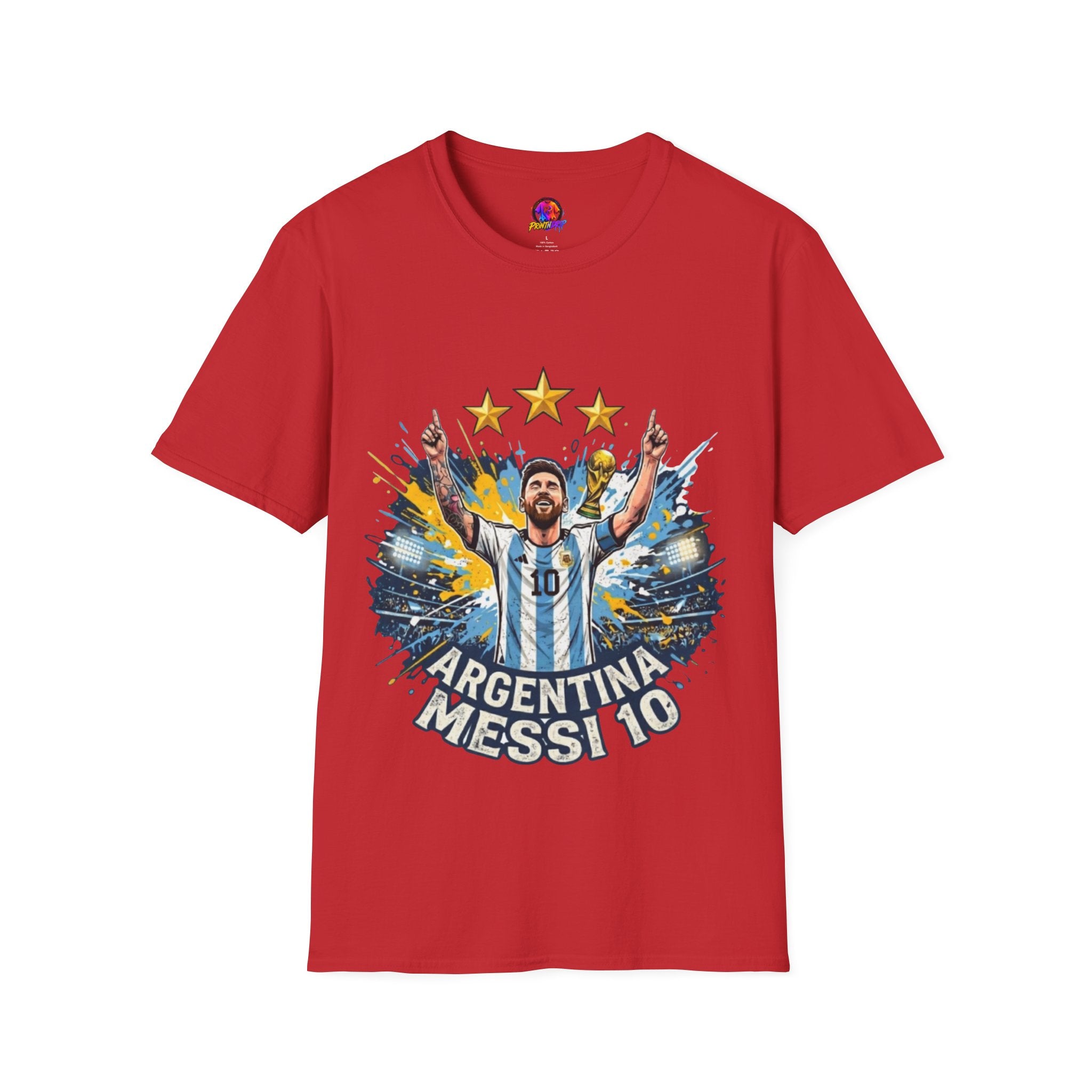 Argentina Messi Soccer T‑Shirt — World Cup Champion Fan Tee