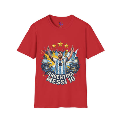 Argentina Messi Soccer T‑Shirt — World Cup Champion Fan Tee