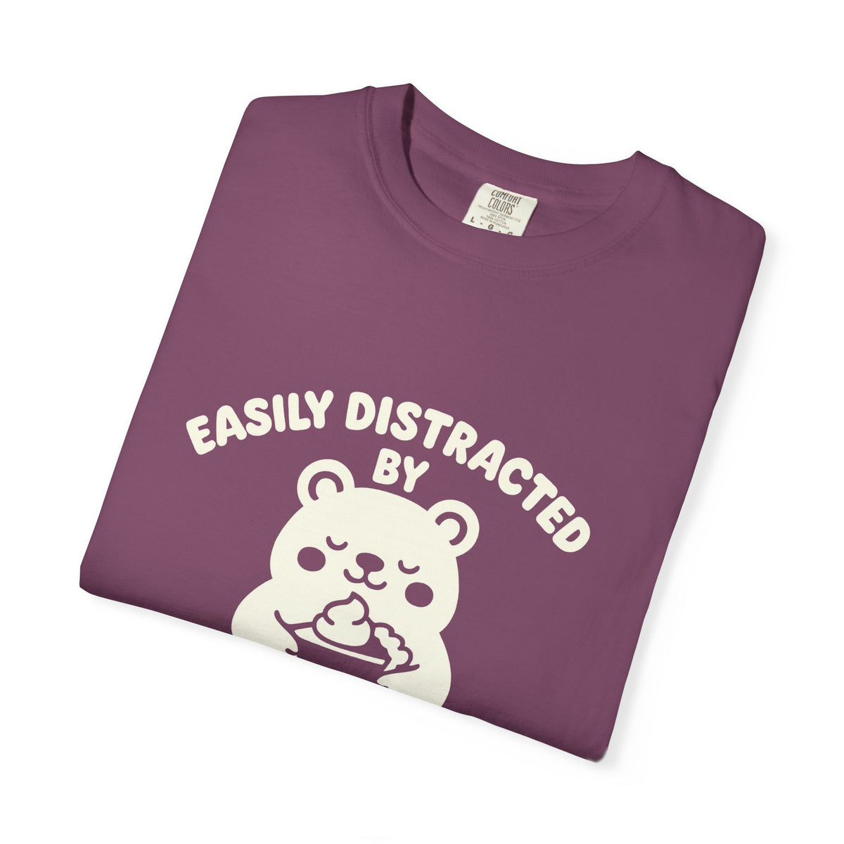 Easily Distracted by Thanksgiving Leftovers T-Shirt — Cute Turkey/Bear Holiday Tee - Trending Now - October 2026