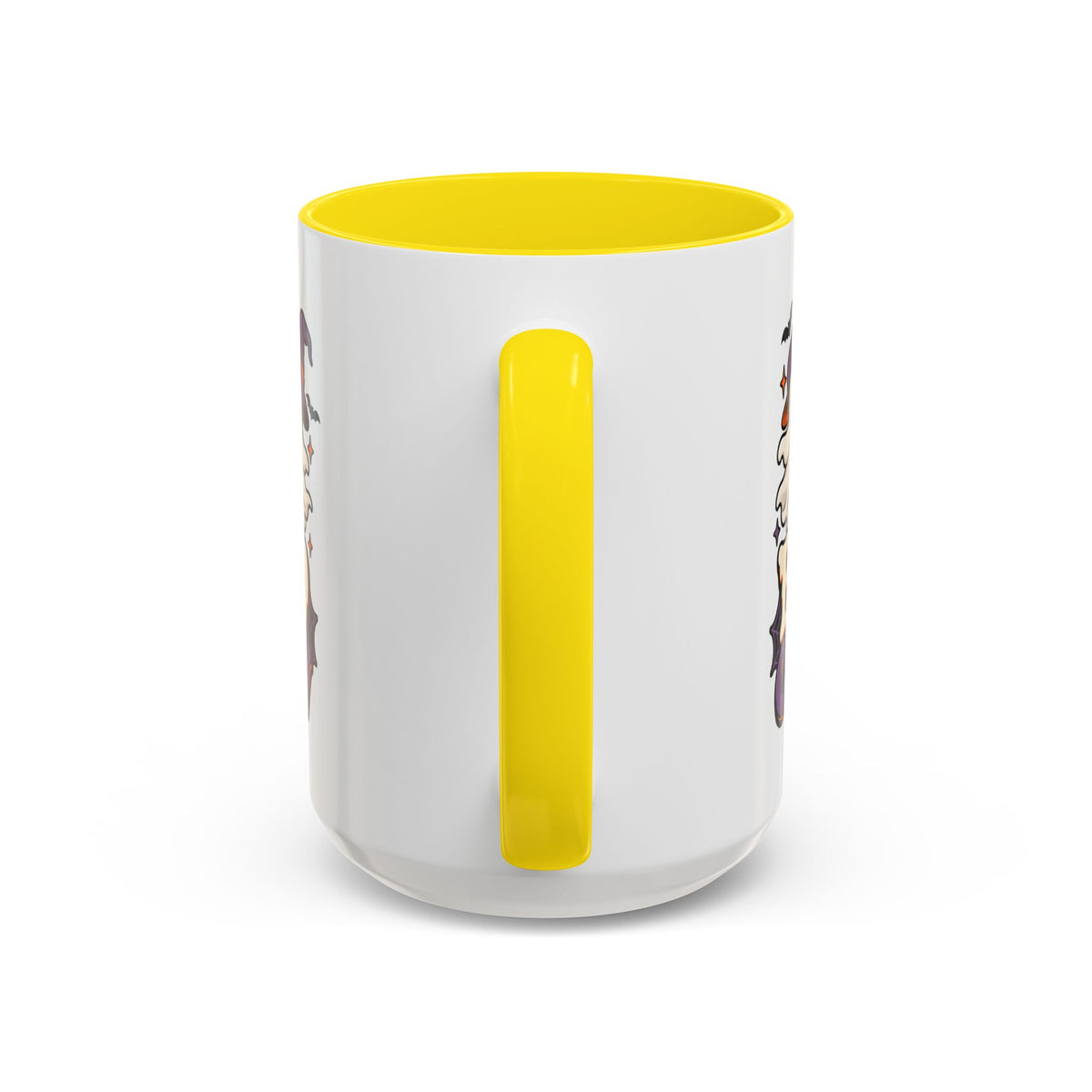 Boo Crew Halloween Accent Coffee Mug — Cute Ghosts & Jack-O'-Lantern Design (11/15 oz)