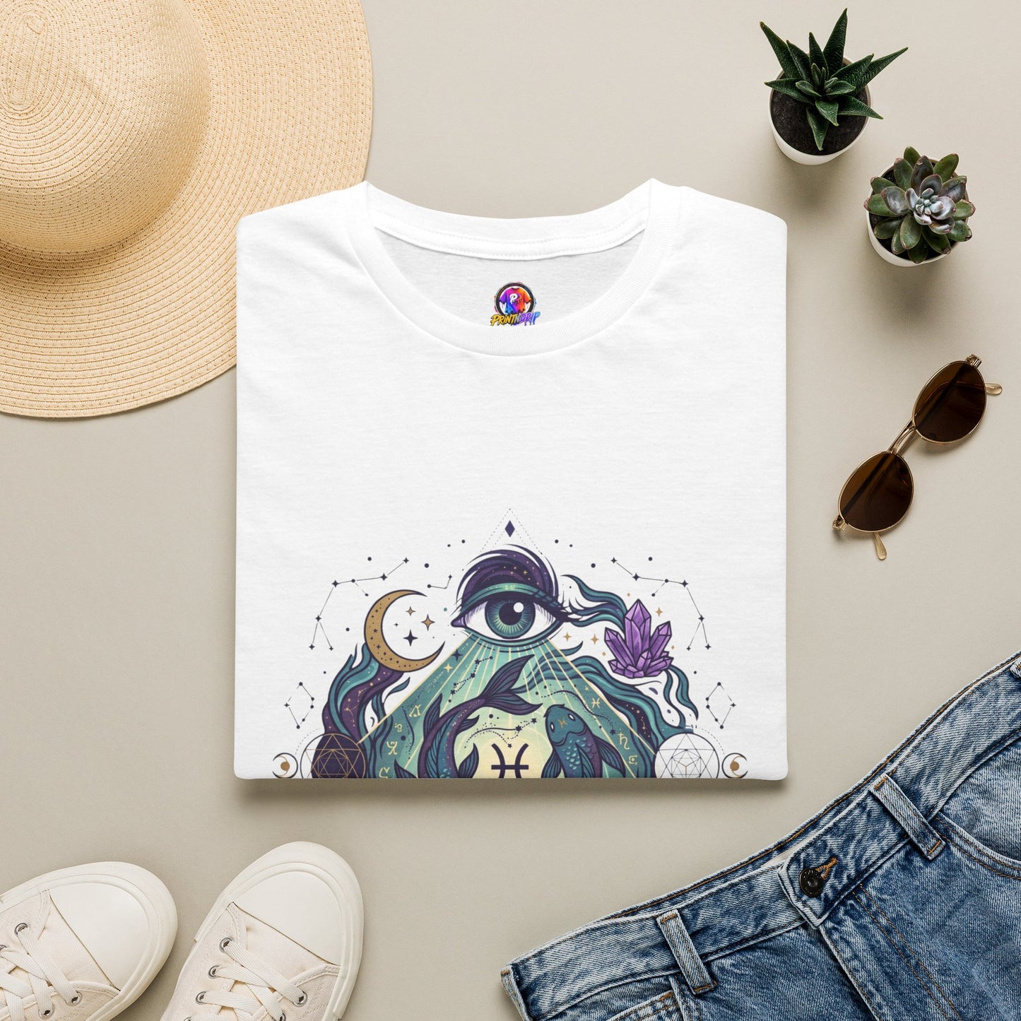 Pisces Mystic T-Shirt — 'I See Things You Don't' Astrology Tee