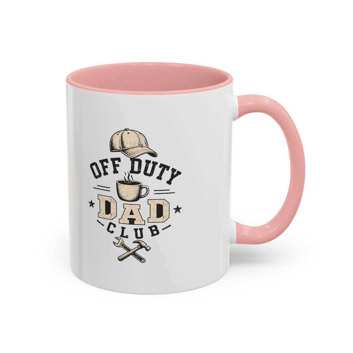 Milo Bailey Dog Dad Mom Off Duty Dad Club Coffee Mug — Funny Father’s Day Accent Mug