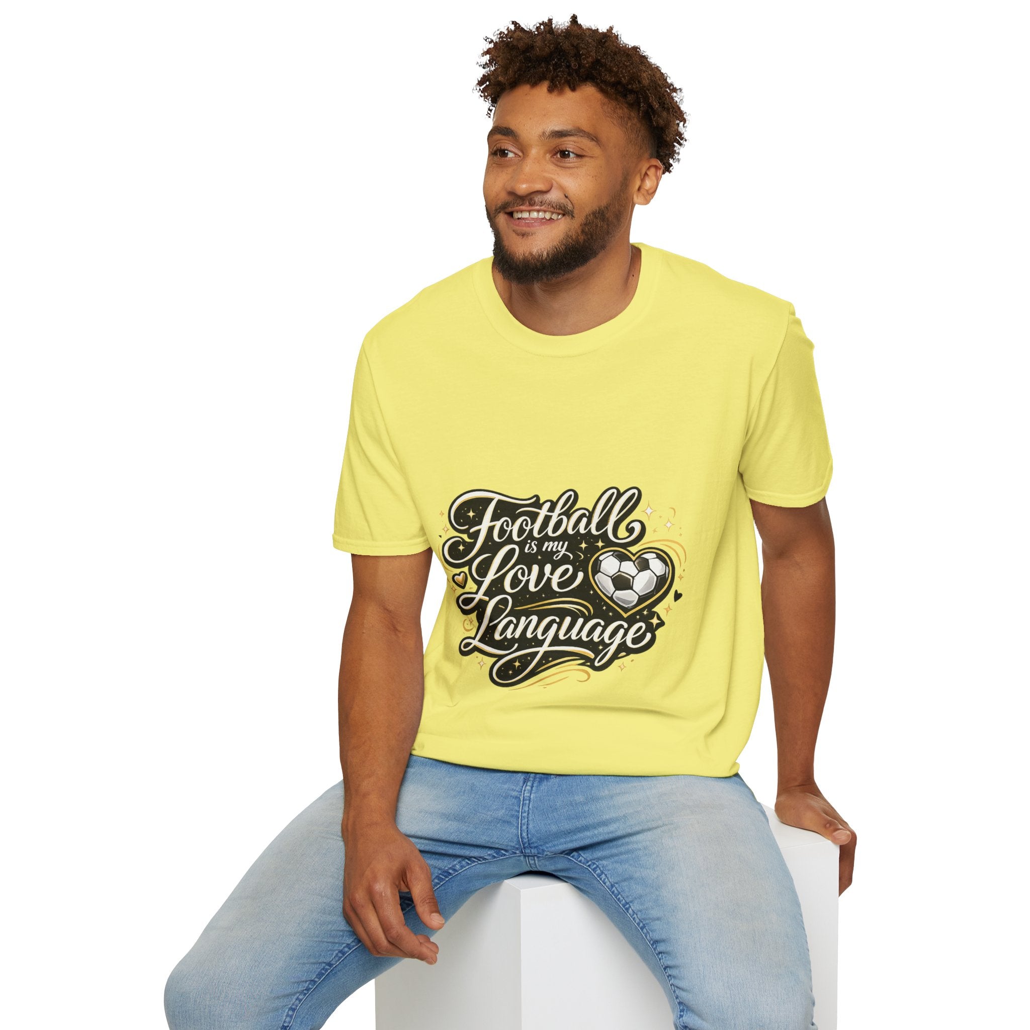 Women's/Unisex Soccer Fan Shirt Football Is My Love Language Tee —
