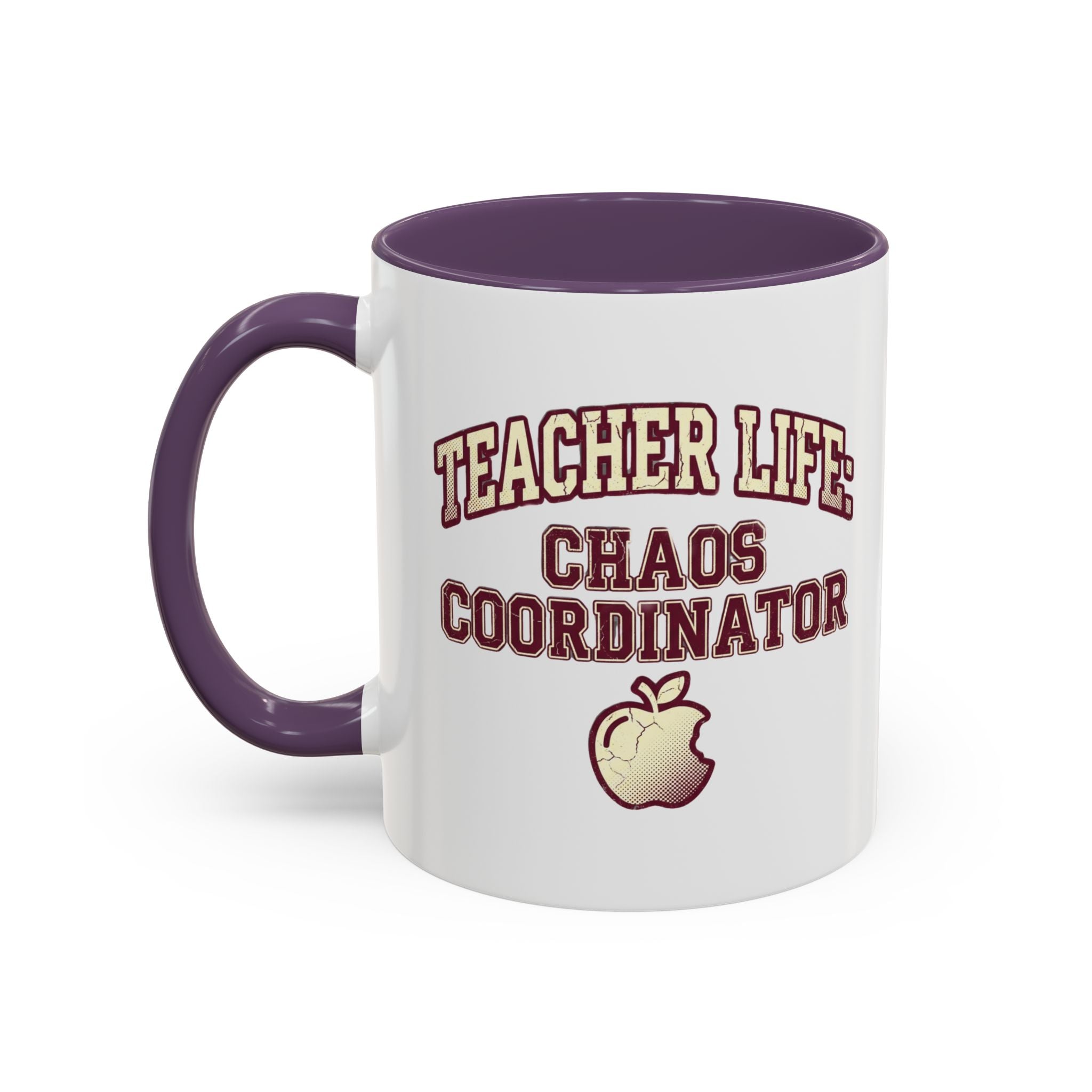 Funny Teacher Life Chaos Coordinator Coffee Mug — Accent Mug