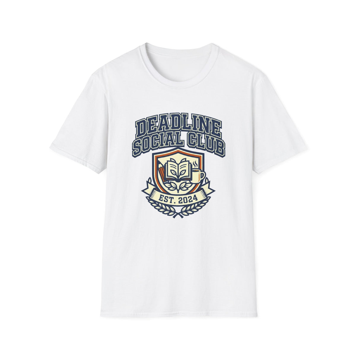 Deadline Social Club T-Shirt — Retro Collegiate Badge Tee - Trending Now - August 2026