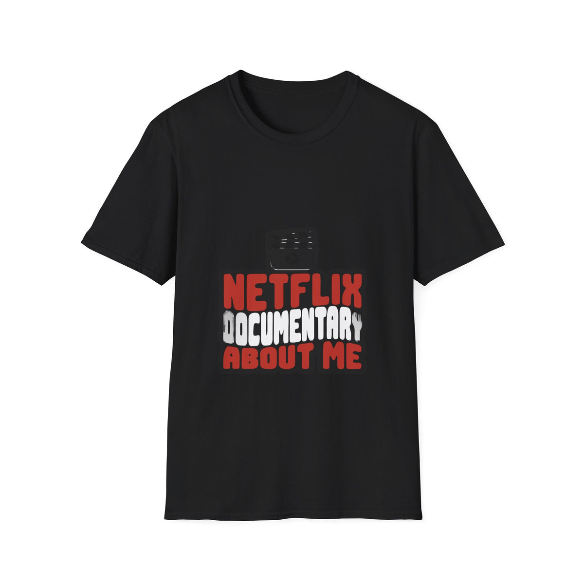 Netflix Documentary About Me Red Block Bubble Font T-Shirt - Y2K Pop Culture Graphic Tee - Trending Now - September 2026