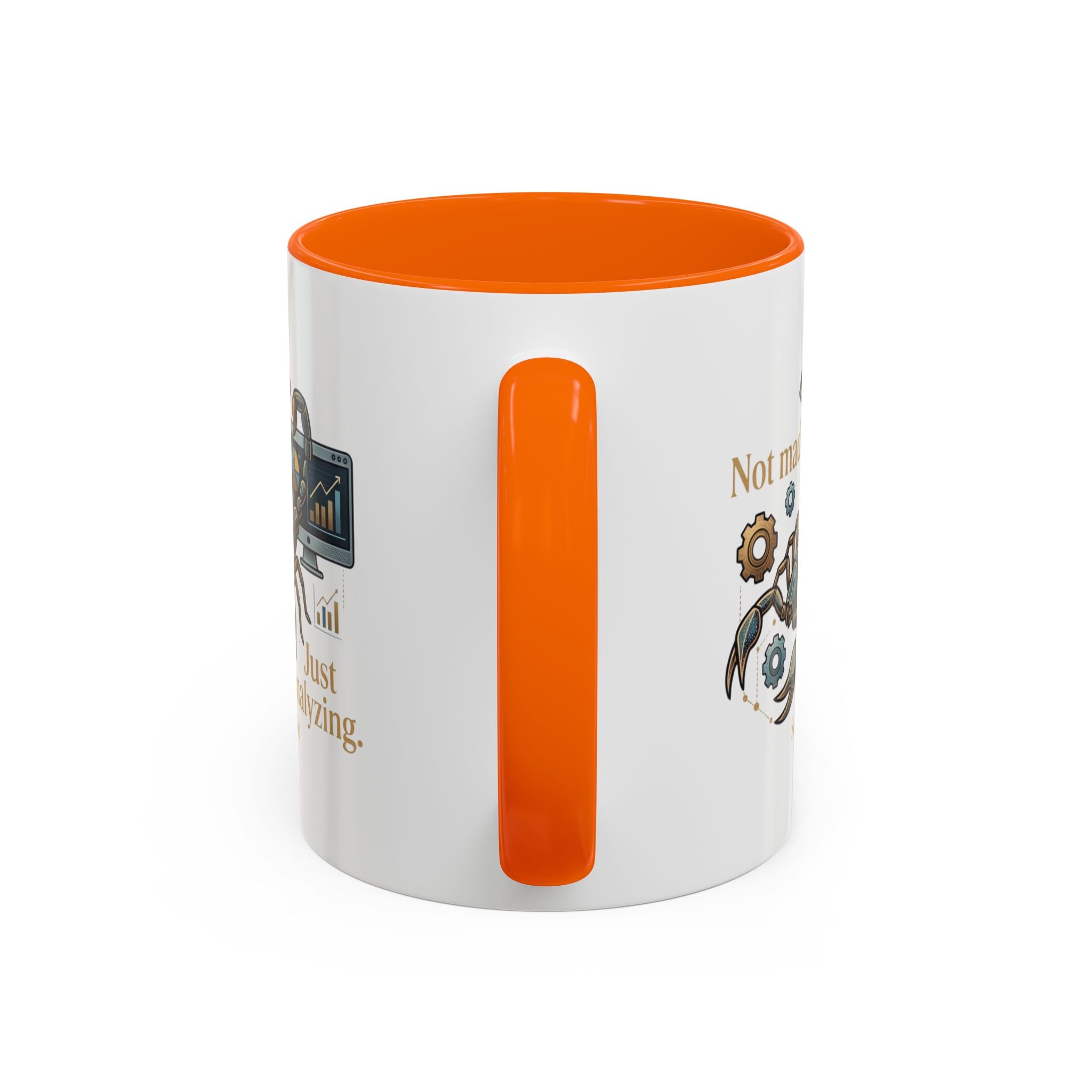 Scorpio Coffee Mug — "Not Mad. Just Analyzing." Accent 11/15oz