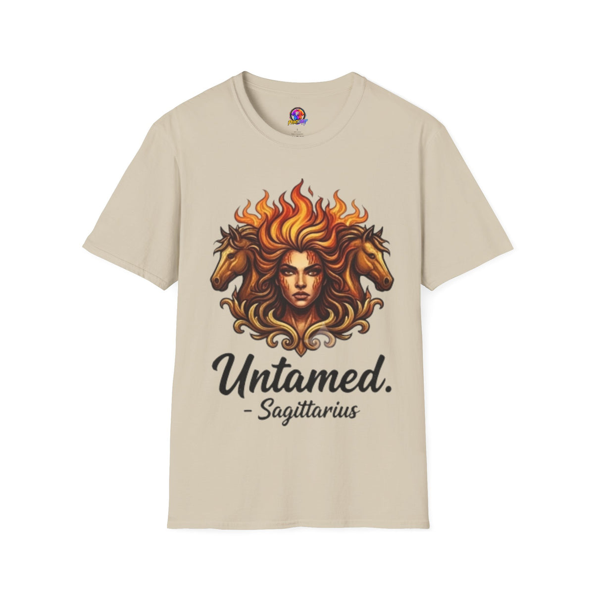 Sagittarius 'Untamed' Zodiac T-Shirt — Fiery Archer Astrology Tee
