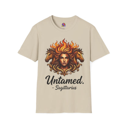 Sagittarius 'Untamed' Zodiac T-Shirt — Fiery Archer Astrology Tee