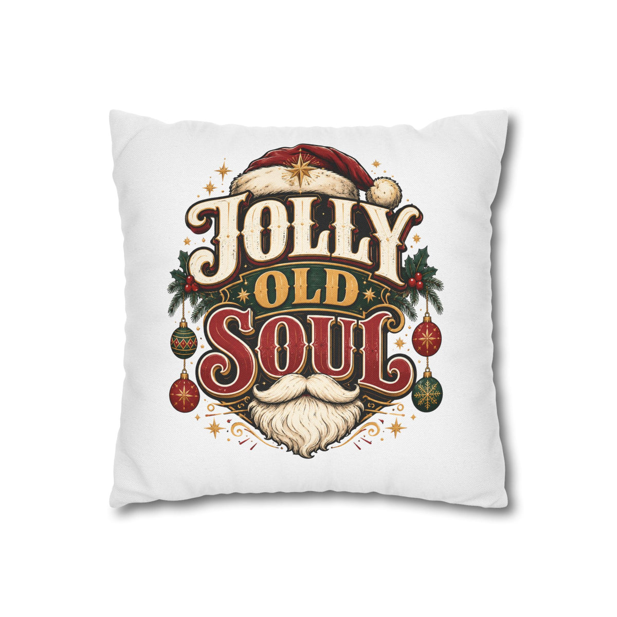 Christmas Jolly Old Soul Christmas Pillowcase