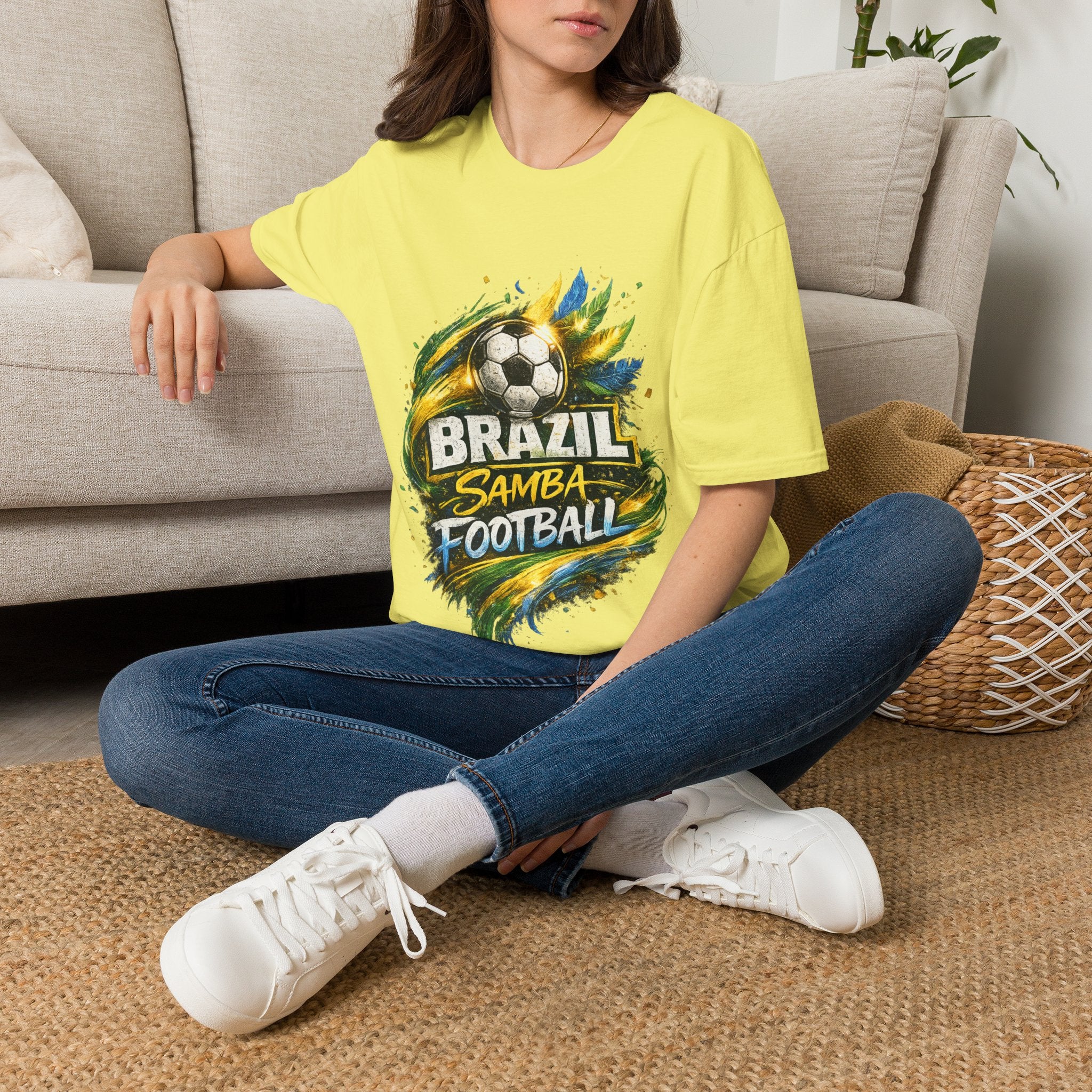 Brazil Samba Football T‑Shirt