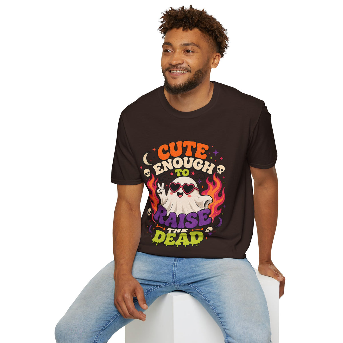 Halloween Cute Enough Unisex Softstyle T-Shirt